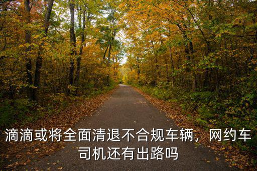 滴滴或將全面清退不合規車輛，網約車司機還有出路嗎