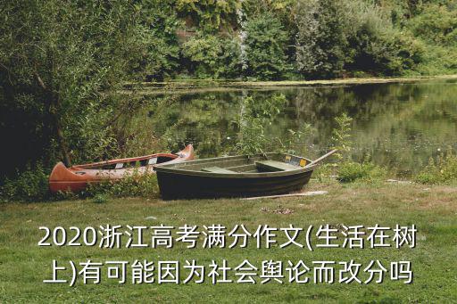 2020浙江高考滿分作文(生活在樹上)有可能因為社會輿論而改分嗎