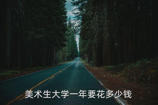 美術(shù)生大學(xué)一年要花多少錢