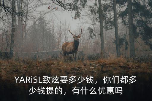 致炫紹興優惠多少,YARiSL致炫要多少錢