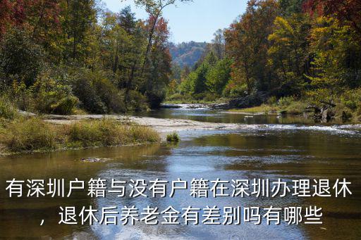 非深戶怎么在深圳辦退休,非深戶籍在深圳繳了十年社保