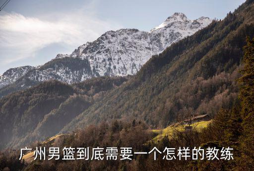 廣州男籃到底需要一個怎樣的教練