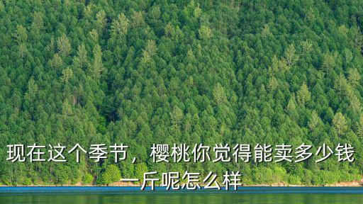 現在這個季節，櫻桃你覺得能賣多少錢一斤呢怎么樣