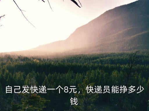 中山快遞員多少錢一單,快遞員能掙多少錢