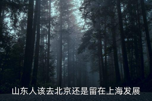 北京多少山東人,在上海的山東人多不多
