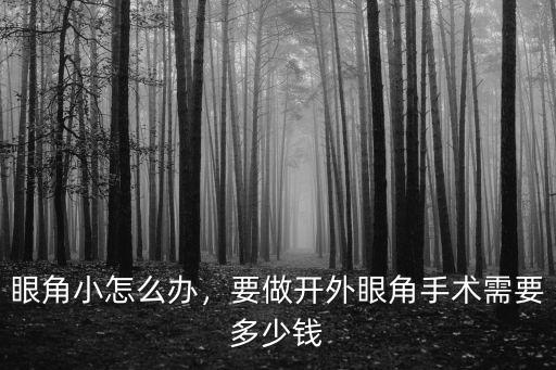 濟南開眼角手術(shù)價格是多少,要做開外眼角手術(shù)需要多少錢