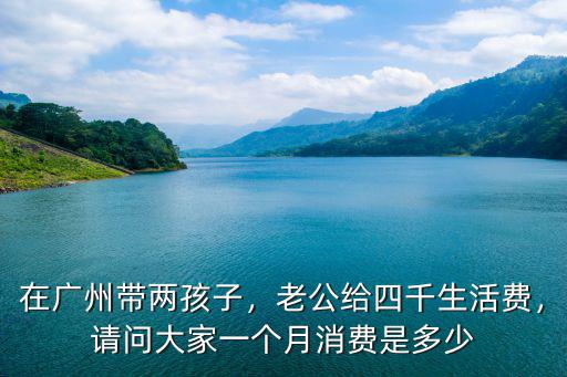在廣州帶兩孩子，老公給四千生活費，請問大家一個月消費是多少