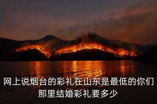 山東微山結(jié)婚多少錢,山東東營現(xiàn)在訂婚彩禮多少錢