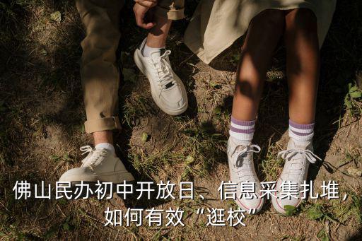 佛山民辦初中開放日、信息采集扎堆，如何有效“逛校”