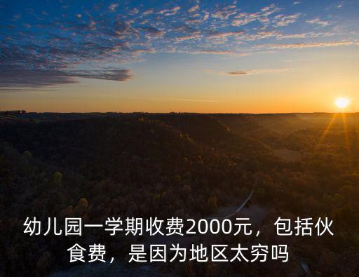 深圳區一級幼兒園一學期多少學費,幼兒園一學期收費2000元