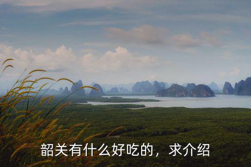 韶關有什么好吃的，求介紹