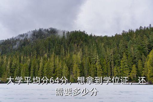 棗莊學院學位證要求平均分是多少,想拿到學位證
