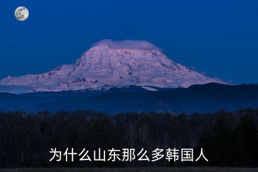 韓國人去山東多少人,青島有多少韓國人