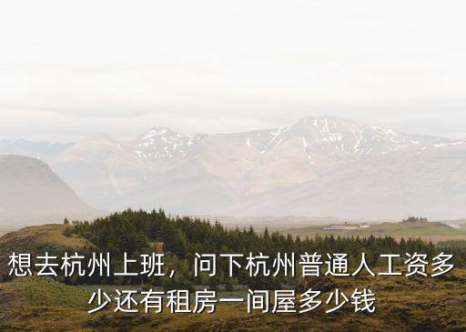 杭州網(wǎng)吧工資多少,問下杭州普通人工資多少