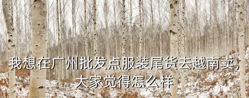 廣州藍調國際尾貨怎么樣,去廣州拿尾貨賣怎么樣