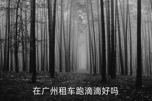 在廣州怎么樣租車跑滴滴,在廣州4200租車跑滴滴