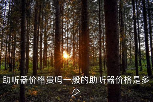 浙江助聽器多少錢,一個助聽器大約需要多少錢