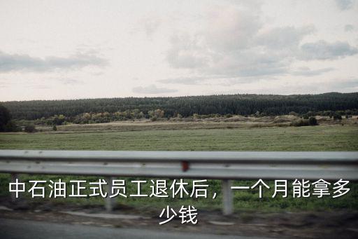 煙臺中石化員工工資多少一個月,中石油正式員工退休后