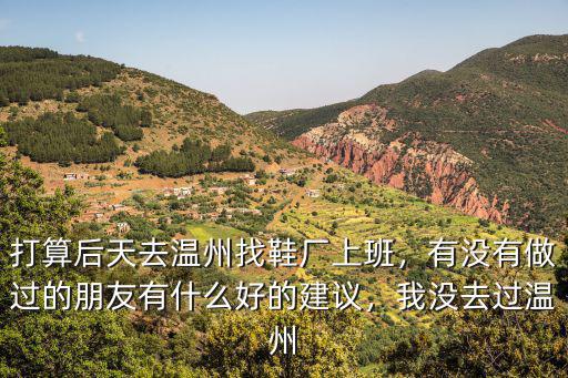 去溫州找鞋廠需要多少錢,想去溫州找好找嗎