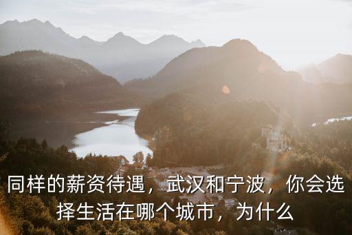 同樣的薪資待遇，武漢和寧波，你會選擇生活在哪個城市，為什么
