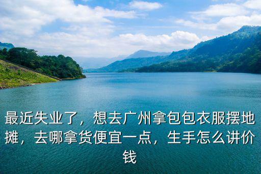 最近失業了，想去廣州拿包包衣服擺地攤，去哪拿貨便宜一點，生手怎么講價錢