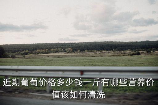 近期葡萄價格多少錢一斤有哪些營養(yǎng)價值該如何清洗