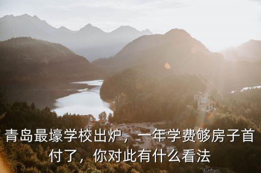 青島為明學校一年學費是多少,青島最壕學校出爐