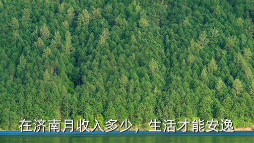 在濟(jì)南月收入多少，生活才能安逸