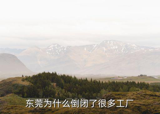 東莞關(guān)閉多少家工廠,東莞為什么倒閉了很多工廠