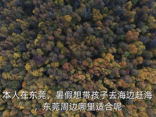本人在東莞，暑假想帶孩子去海邊趕海，東莞周邊哪里適合呢