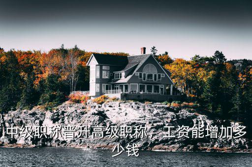 廣東評中級職稱多少錢,中級職稱晉升高級職稱