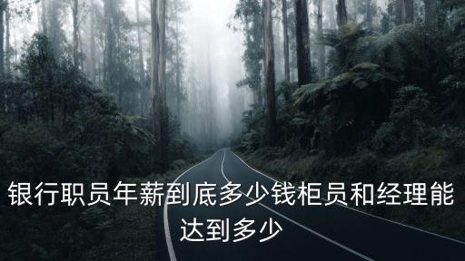 紹興銀行柜員工資有多少錢,銀行職員年薪到底多少錢