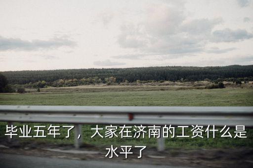 畢業(yè)五年了，大家在濟(jì)南的工資什么是水平了