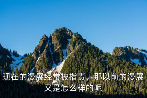 現在的漫展經常被指責，那以前的漫展又是怎么樣的呢