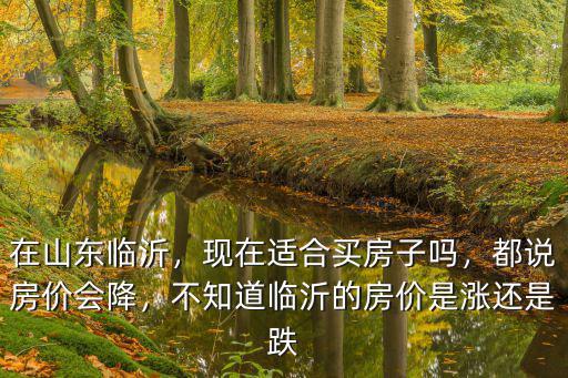 查一下臨沂的房價是多少,臨沂的房價真的高嗎