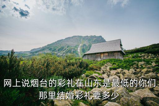網(wǎng)上說(shuō)煙臺(tái)的彩禮在山東是最低的你們那里結(jié)婚彩禮要多少
