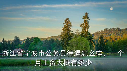 浙江省寧波市輔警工資多少,大專輔警一般工資多少