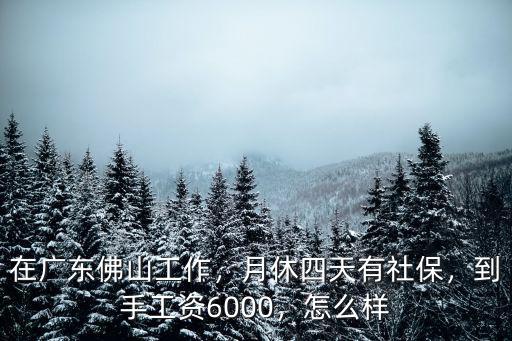 佛山月薪8000怎么樣,在佛山月薪五千是什么水平