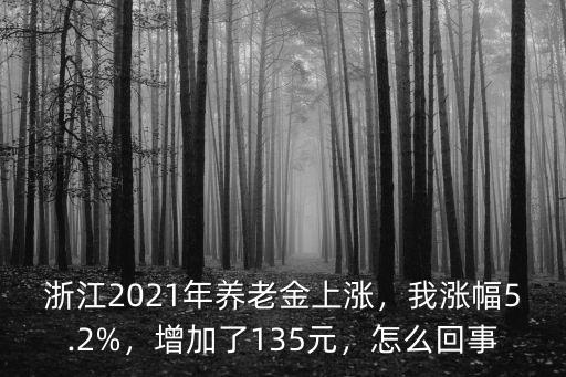 浙江養老金21年上調多少,浙江省2021年養老金調整