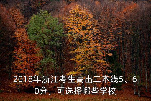 2018年浙江省二本線多少分,2019年考多少分才能上