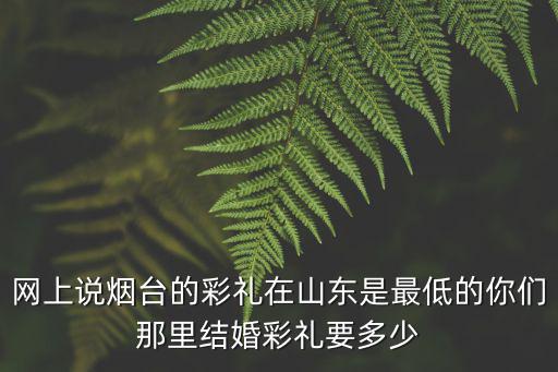 煙臺(tái)結(jié)婚男方準(zhǔn)備多少彩禮,結(jié)婚一般給女方多少彩禮錢