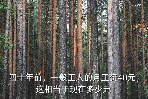 河源市的普通工人工資多少元每月,一般工人的月工資40元
