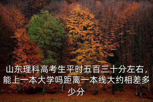 山東省多少分?jǐn)?shù)是一本大學(xué),能上一本大學(xué)嗎