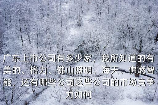 廣東省的日企有多少,廣東上市公司有多少家