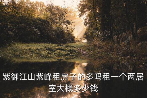 深圳紫御江山租房多少錢,紫御江山熙岸租房子的多嗎