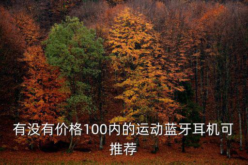 有沒有價格100內(nèi)的運(yùn)動藍(lán)牙耳機(jī)可推薦