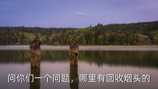 廣州哪里有收購煙頭的,回收的煙頭有什么用