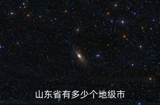 山東省有多少個地級市