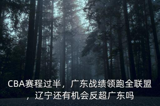 廣東籃球怎么領跑,廣東戰績領跑全聯盟