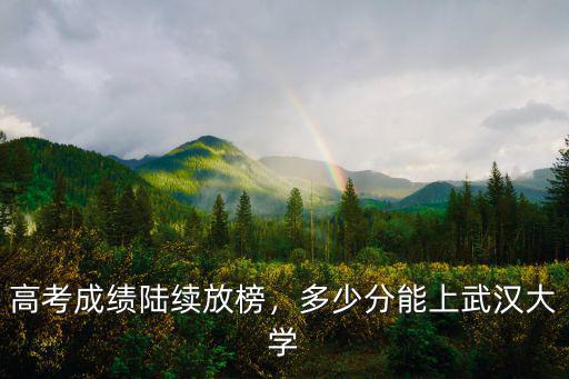 聊城市排名多少可以上武漢大學,多少分能上武漢大學